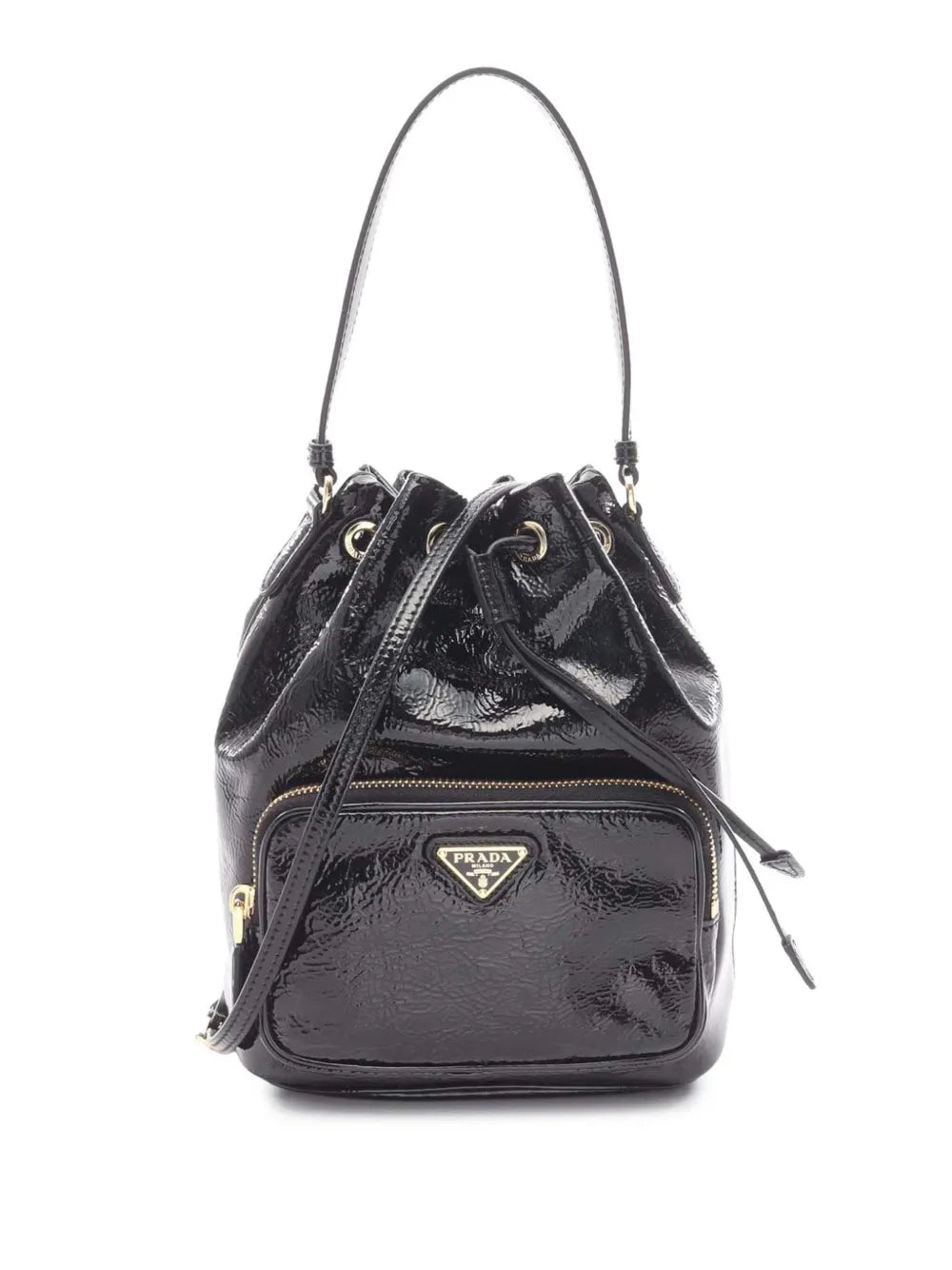 Pre-OwnedPrada Pre-Owned2013-2025 Patent Duet bucket bag