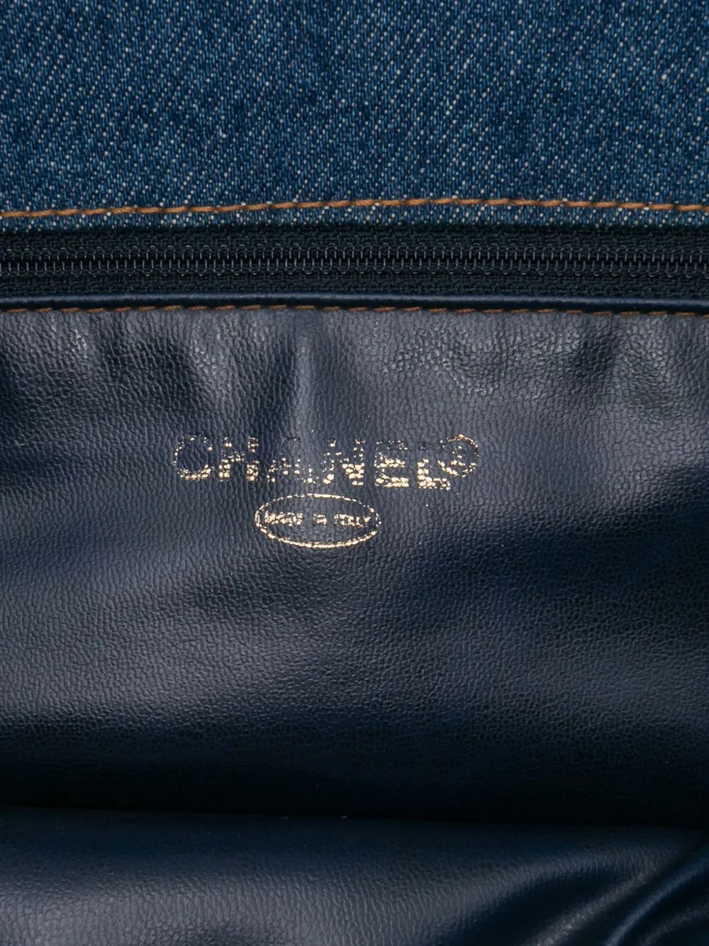 Pre-OwnedCHANEL Pre-Owned1996-1997 CC Denim Chain tote bag