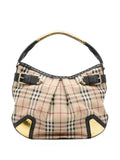 Pre-OwnedBurberry Pre-Owned2000-2017 Haymarket Check Coated Canvas hobo bag