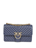 PINKOchevron-pattern chain-strap shoulder bag