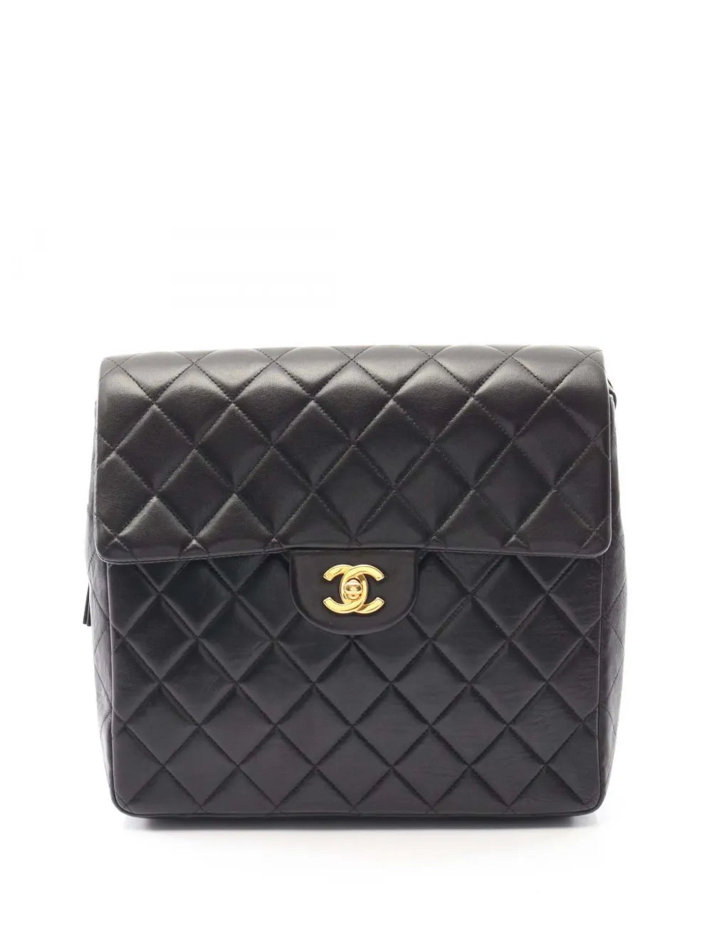 Pre-OwnedCHANEL Pre-Owned1996-1997 CC Quilted Lambskin Flap backpack