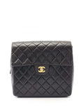 Pre-OwnedCHANEL Pre-Owned1996-1997 CC Quilted Lambskin Flap backpack