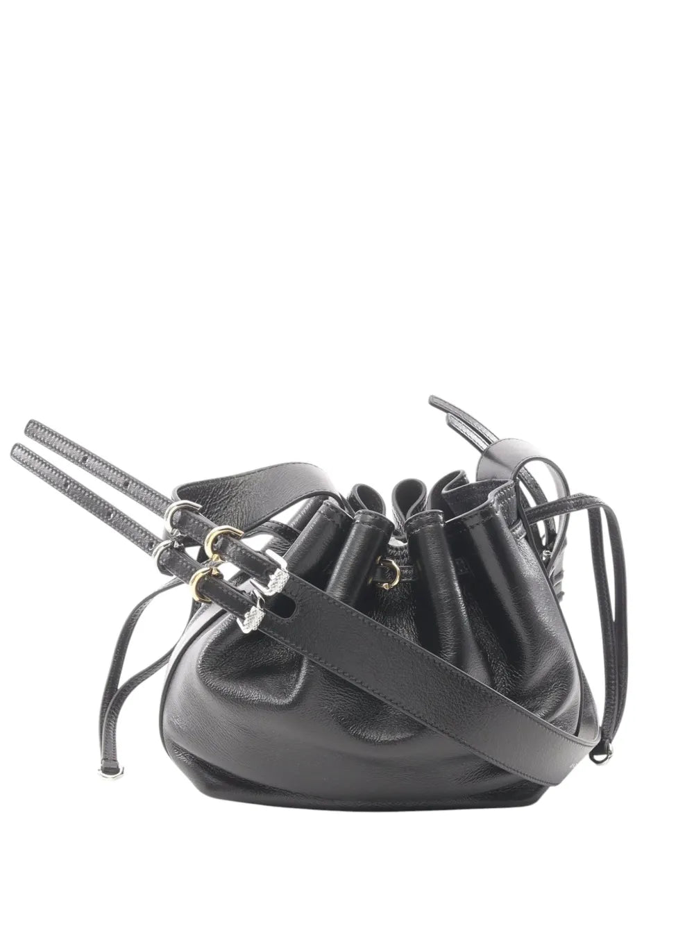 Pre-OwnedGivenchy Pre-Owned2010-2025 Small Leather Pumpkin bucket bag