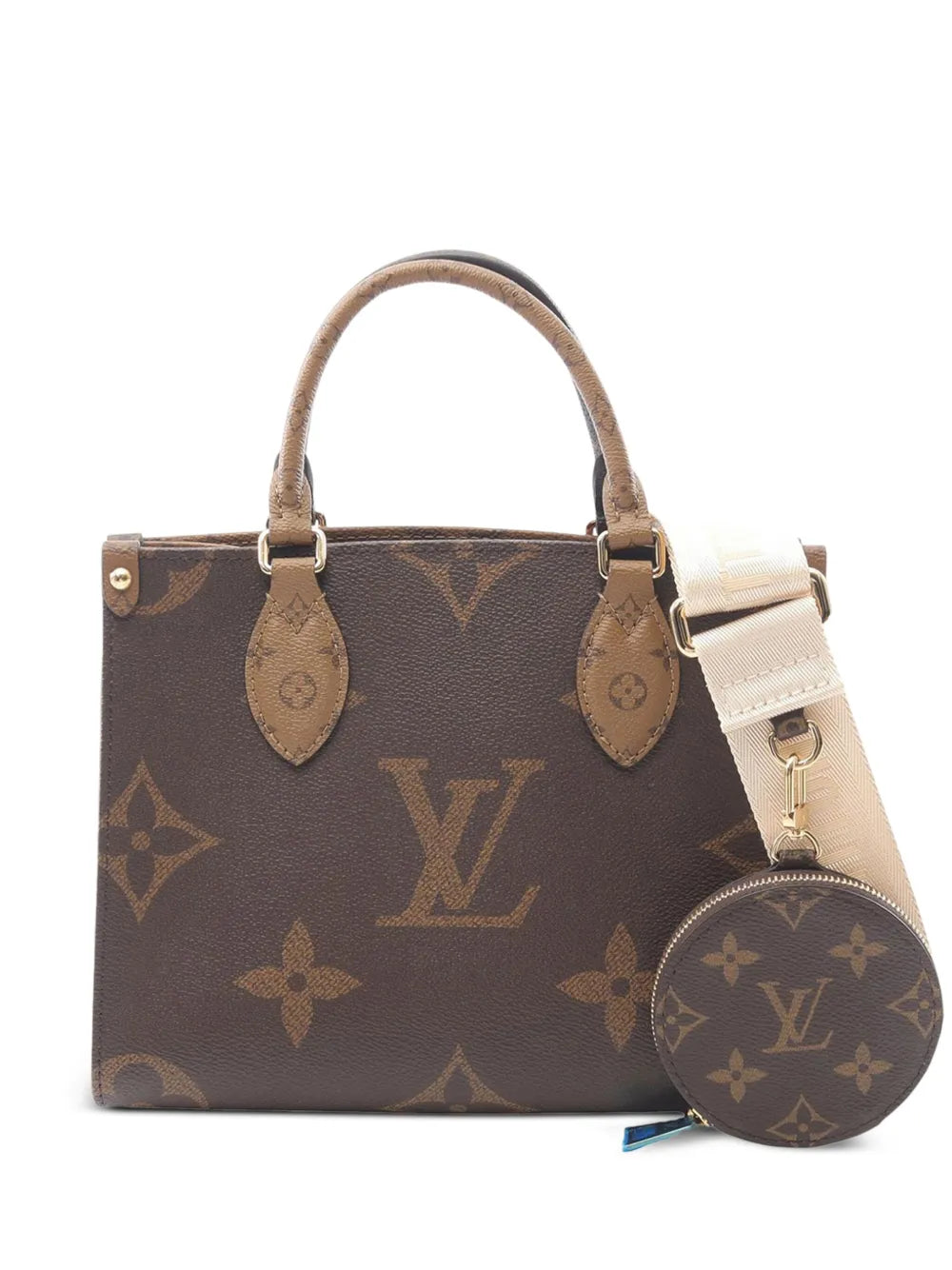 Pre-OwnedLouis Vuitton Pre-Owned2021-2025 Monogram Reverse Giant OnTheGo PM satchel