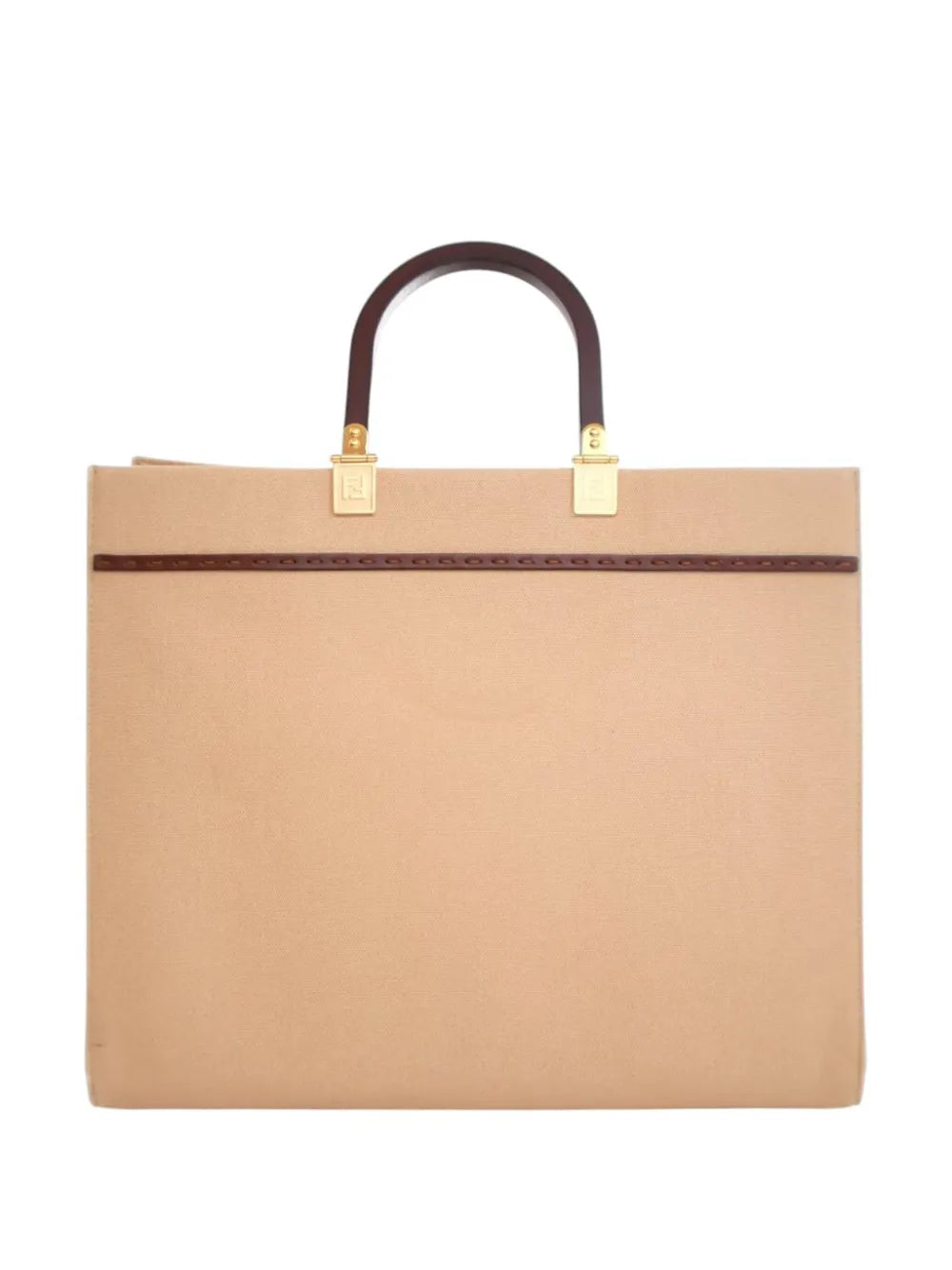 Pre-OwnedFendi Pre-Owned2010-2025 Medium Canvas Sunshine Shopper Tote satchel
