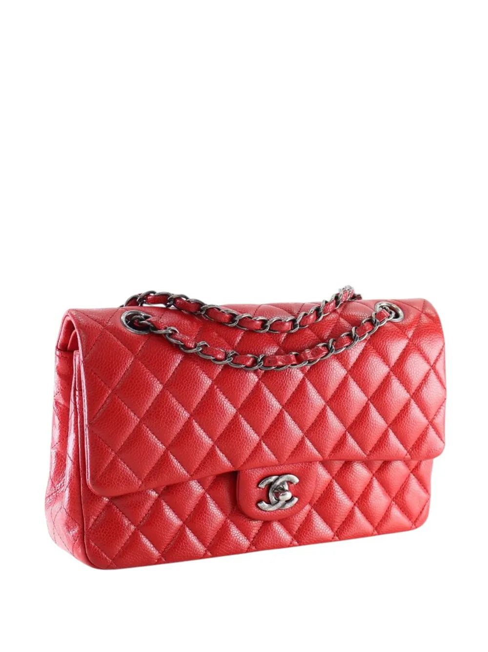 Pre-OwnedCHANEL Pre-Owned2015-2016 Medium Classic Caviar Double Flap shoulder bag