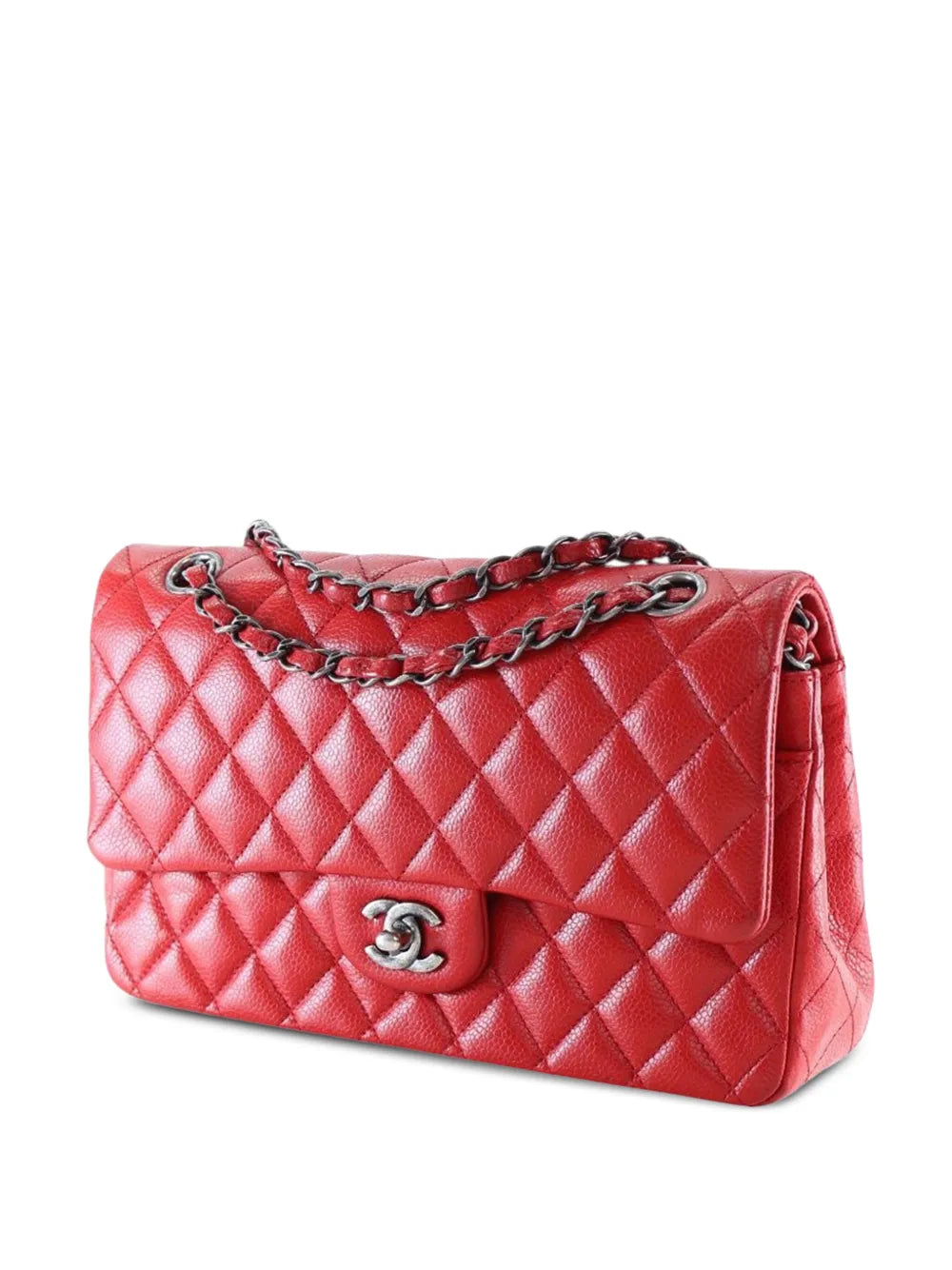 Pre-OwnedCHANEL Pre-Owned2015-2016 Medium Classic Caviar Double Flap shoulder bag