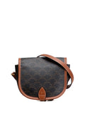 Pre-OwnedCeline Pre-Owned2020 Medium Triomphe Coated Canvas Folco crossbody bag