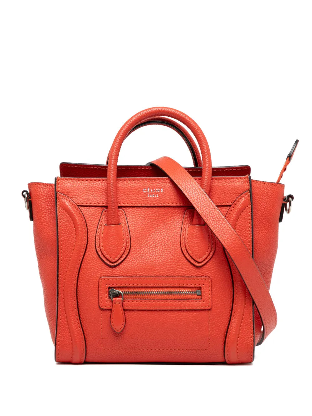 Pre-OwnedCeline Pre-Owned2012 Nano Leather Luggage Tote satchel