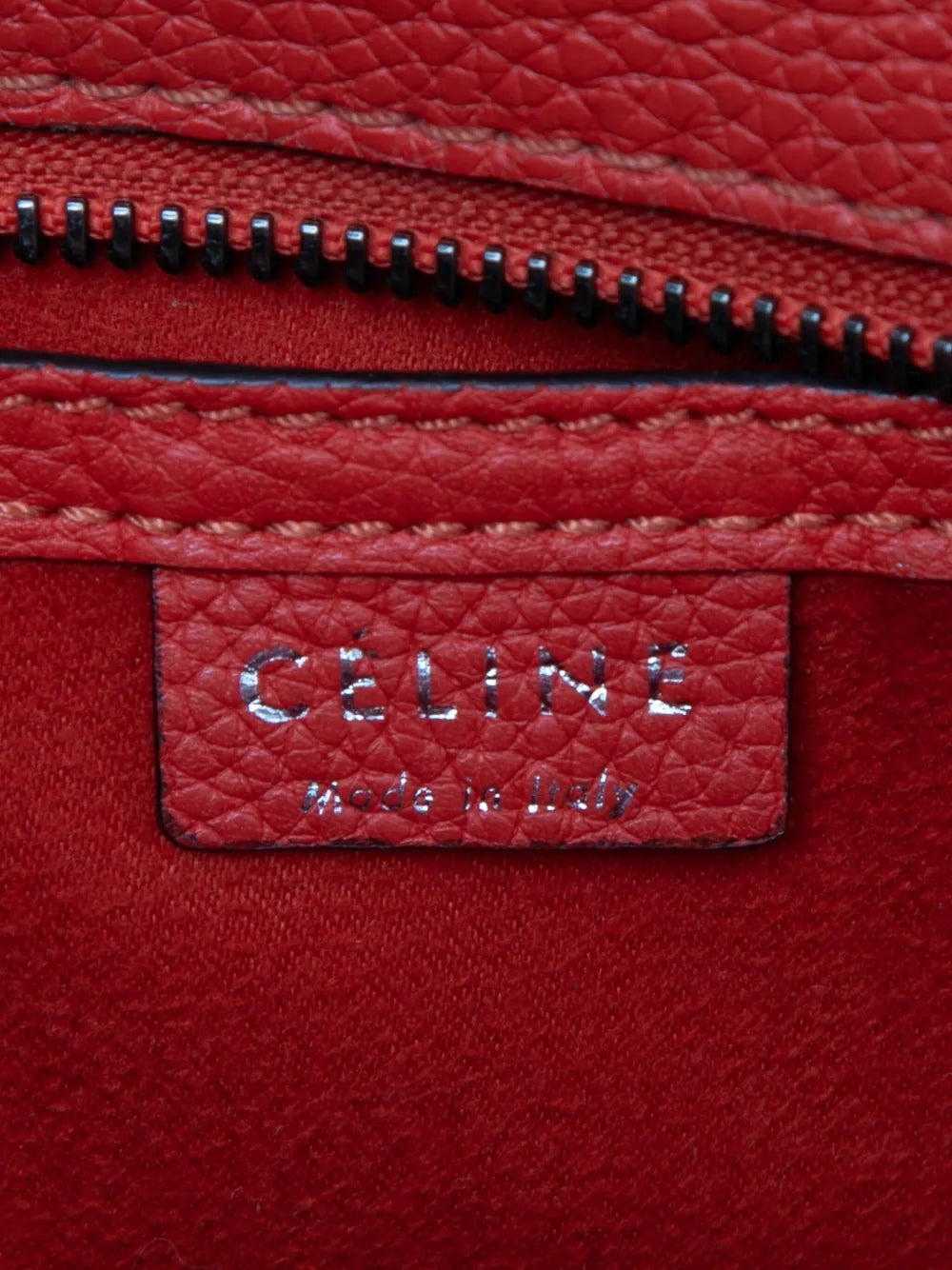 Pre-OwnedCeline Pre-Owned2012 Nano Leather Luggage Tote satchel