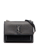 Pre-OwnedSaint Laurent Pre-Owned2018 Medium Studded Calfskin Monogram Sunset crossbody bag