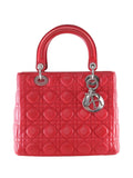 Pre-OwnedChristian Dior Pre-Owned2010 Medium Lambskin Cannage Lady Dior satchel