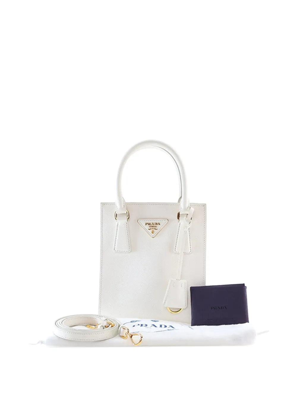 Pre-OwnedPrada Pre-Owned2010-2025 Mini Saffiano Lux Tote satchel
