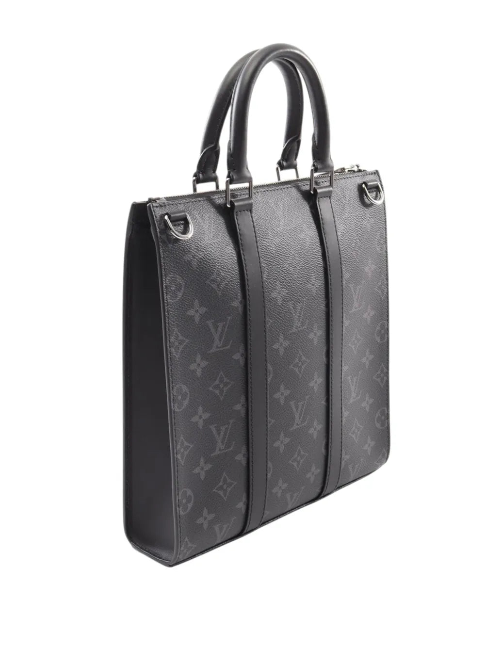 Pre-OwnedLouis Vuitton Pre-Owned2021-2025 Monogram Eclipse Sac Plat satchel