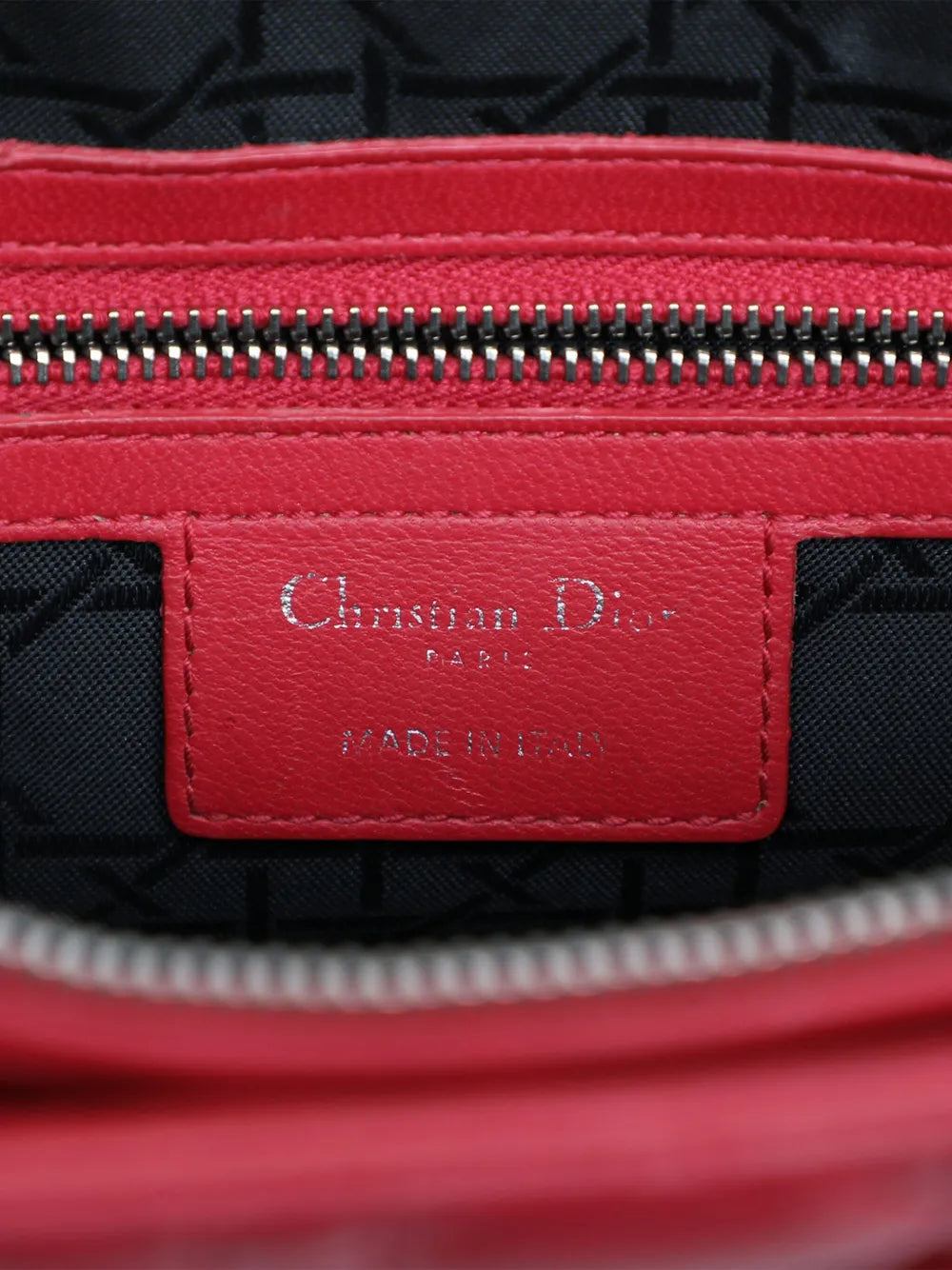 Pre-OwnedChristian Dior Pre-Owned2013 Large Lambskin Cannage Lady Dior satchel