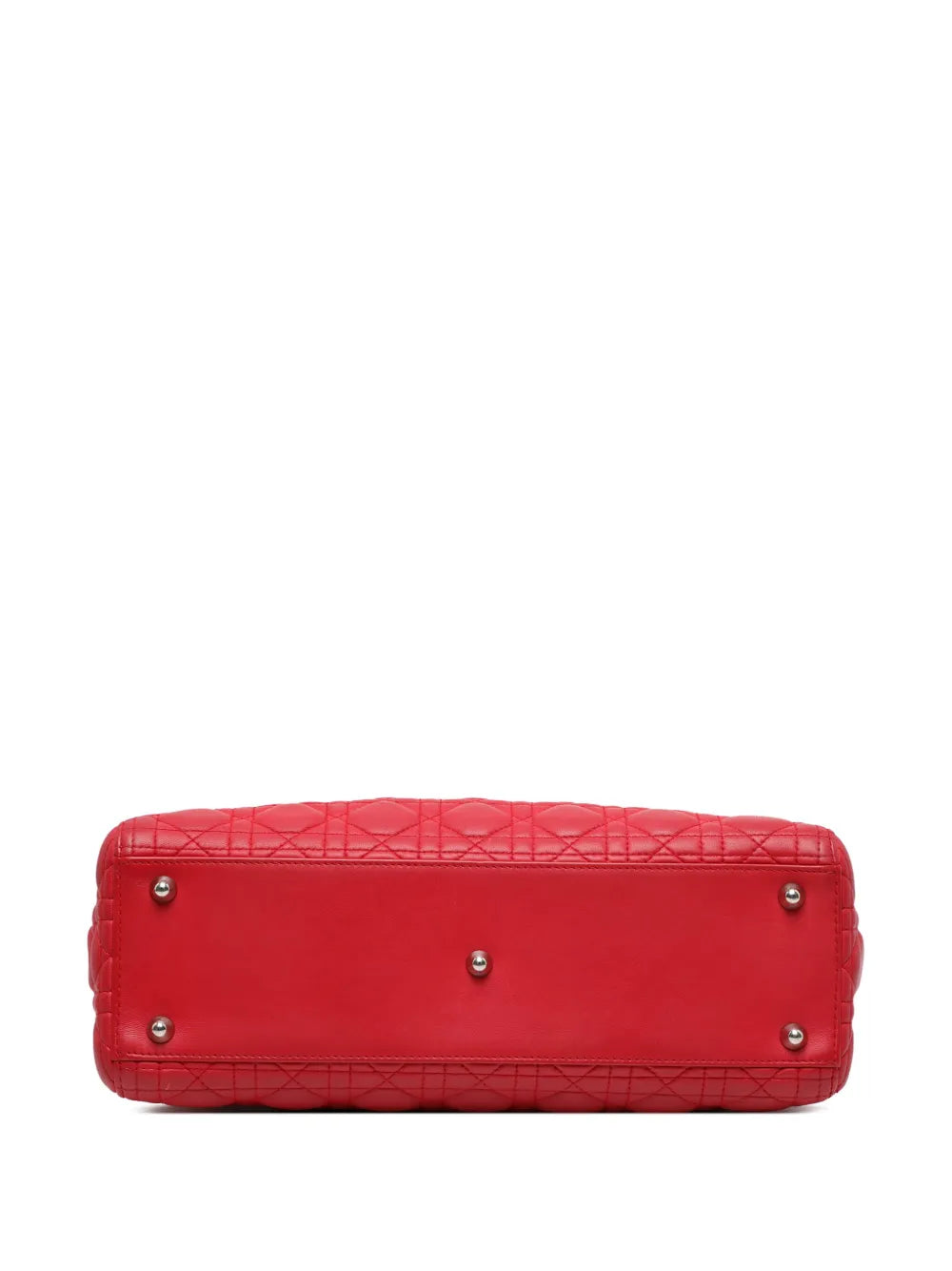 Pre-OwnedChristian Dior Pre-Owned2013 Large Lambskin Cannage Lady Dior satchel