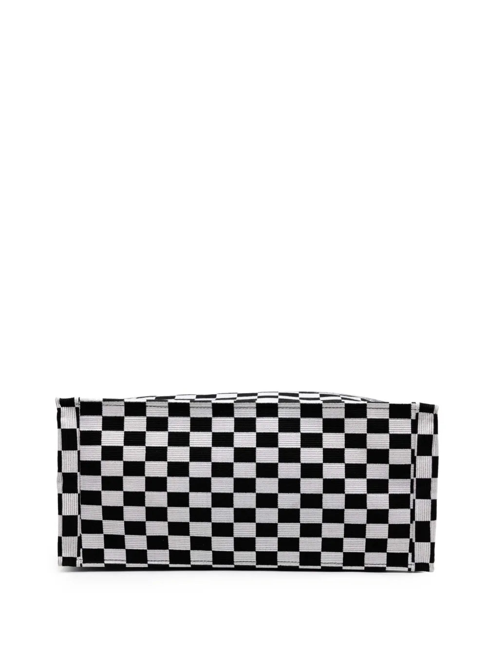 Pre-OwnedChristian Dior Pre-Owned2018 Large Embroidered Canvas Checkered Book tote bag