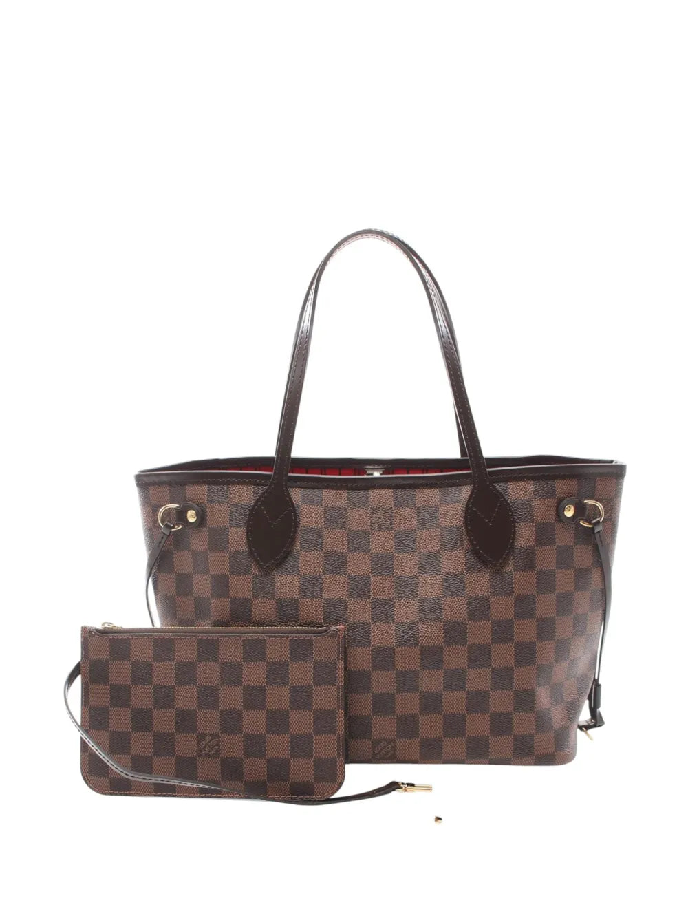 Pre-OwnedLouis Vuitton Pre-Owned2018 Damier Ebene Neverfull PM tote bag