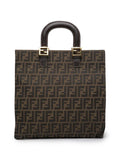Pre-OwnedFendi Pre-Owned20th Century Zucca Canvas Twins tote bag