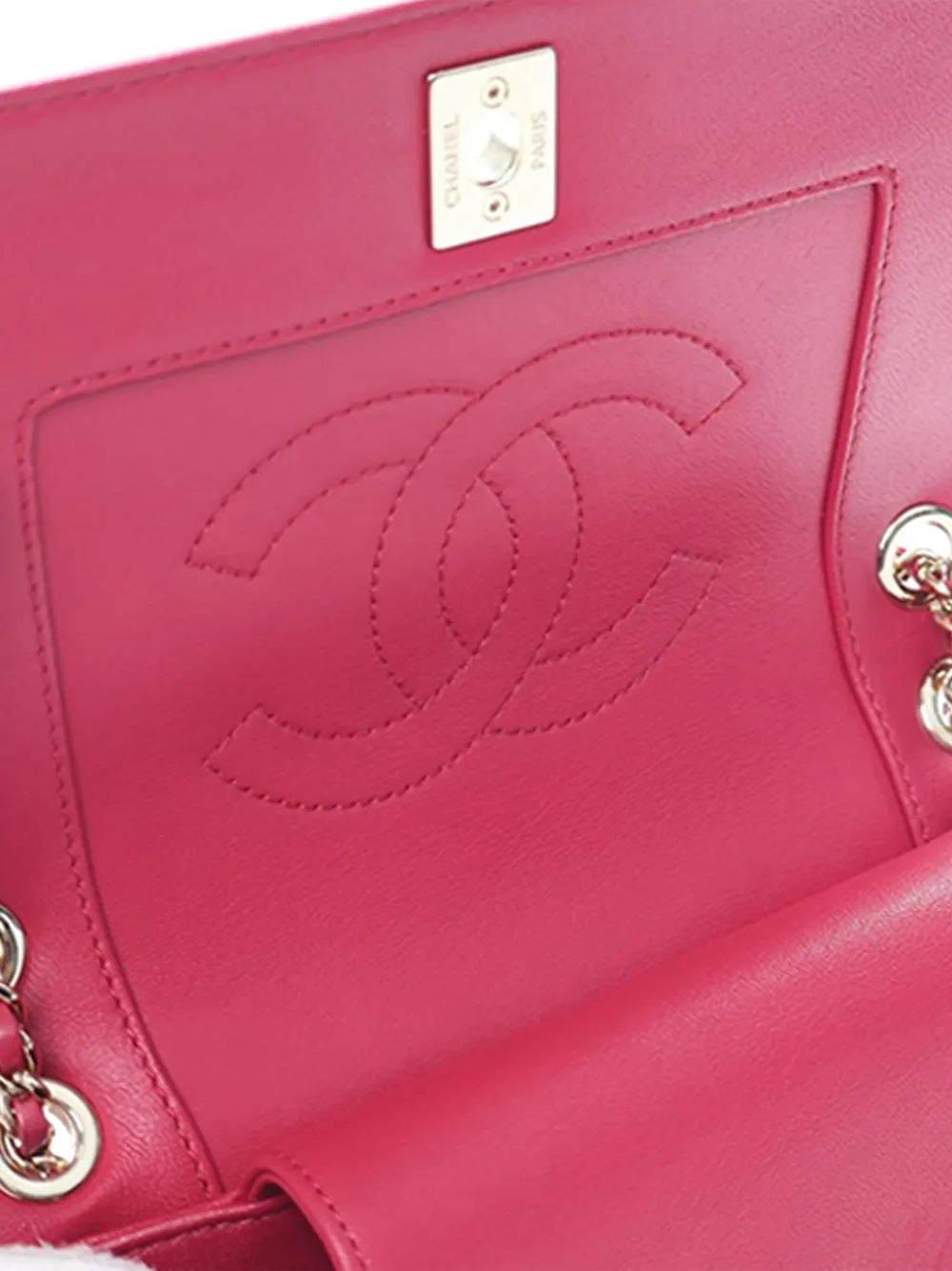 Pre-OwnedCHANEL Pre-Owned2017-2018 Mini Quilted Chevron Sheepskin Mademoiselle Flap crossbody bag
