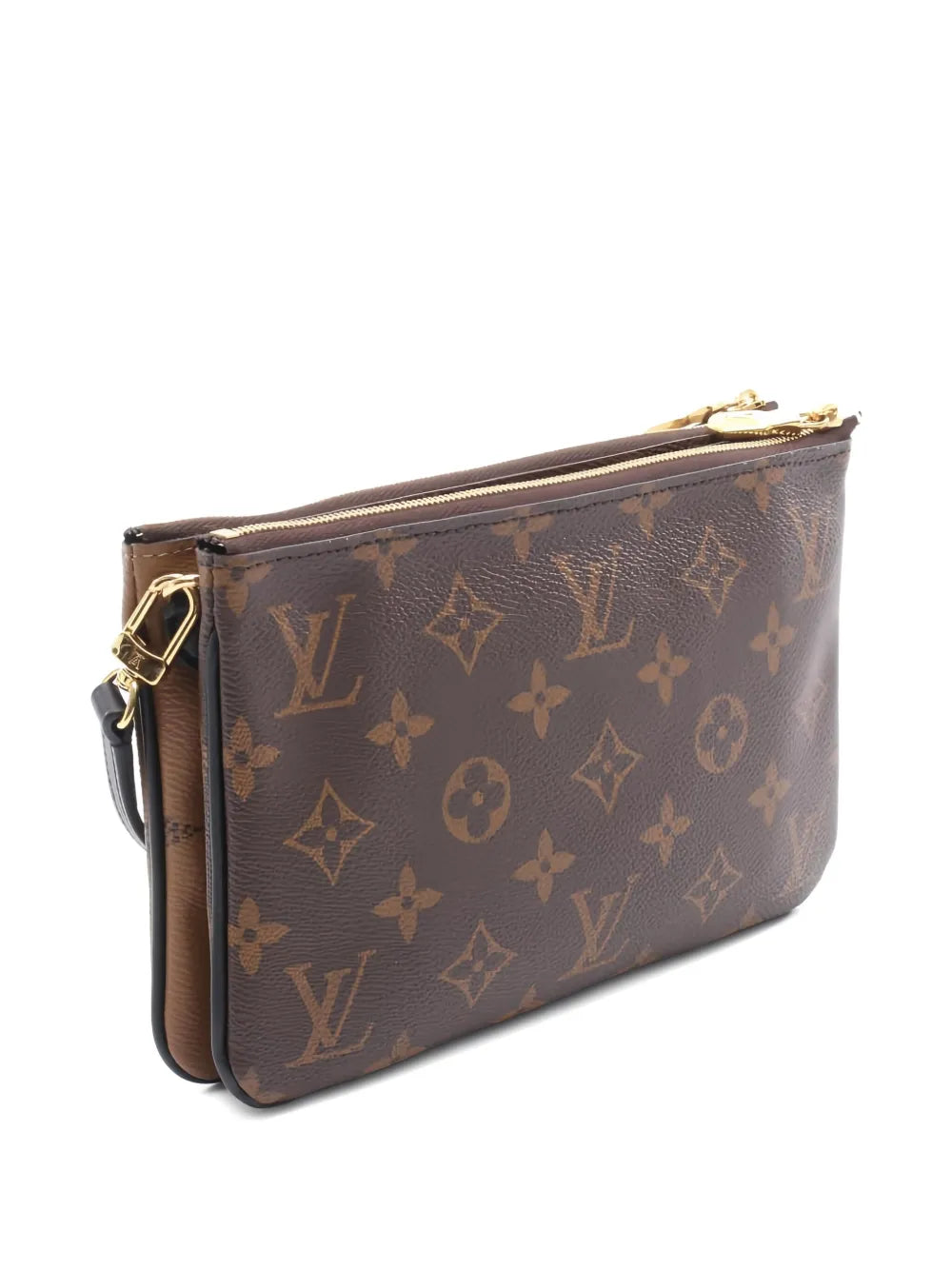 Pre-OwnedLouis Vuitton Pre-OwnedDouble Zip Monogram Shoulder Bag