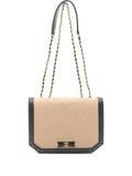 Pre-OwnedCHANEL Pre-Owned2017-2018 matelasschain-strap leather shoulder bag