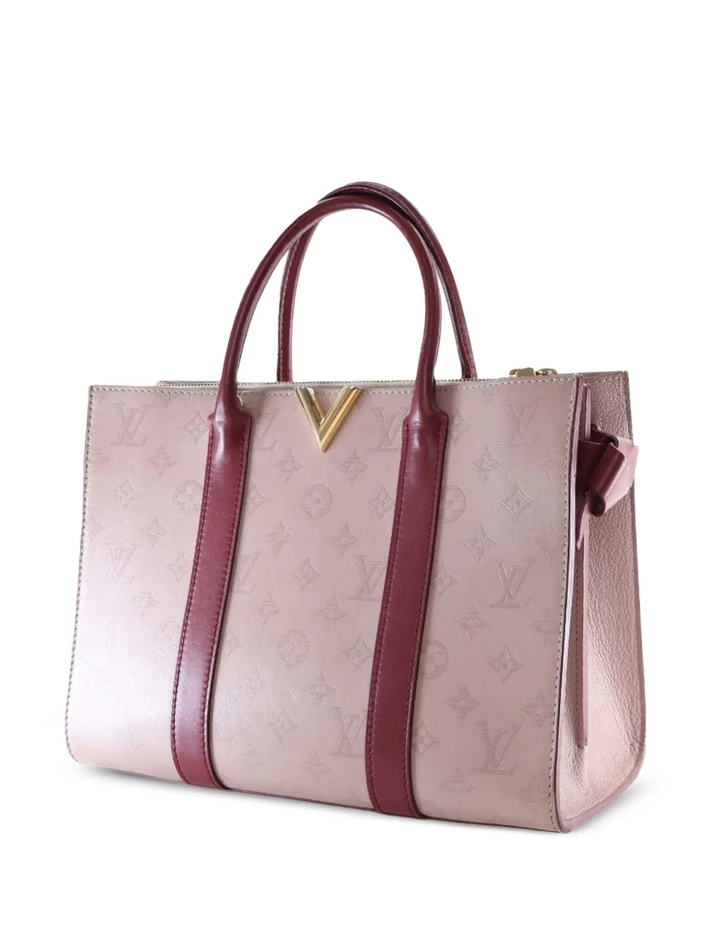 Pre-OwnedLouis Vuitton Pre-Owned2021-2025 Monogram Cuir Plume Very Tote MM satchel