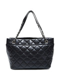 Pre-OwnedCHANEL Pre-Owned 2013-2014 Interlocking CC quilted tote bag