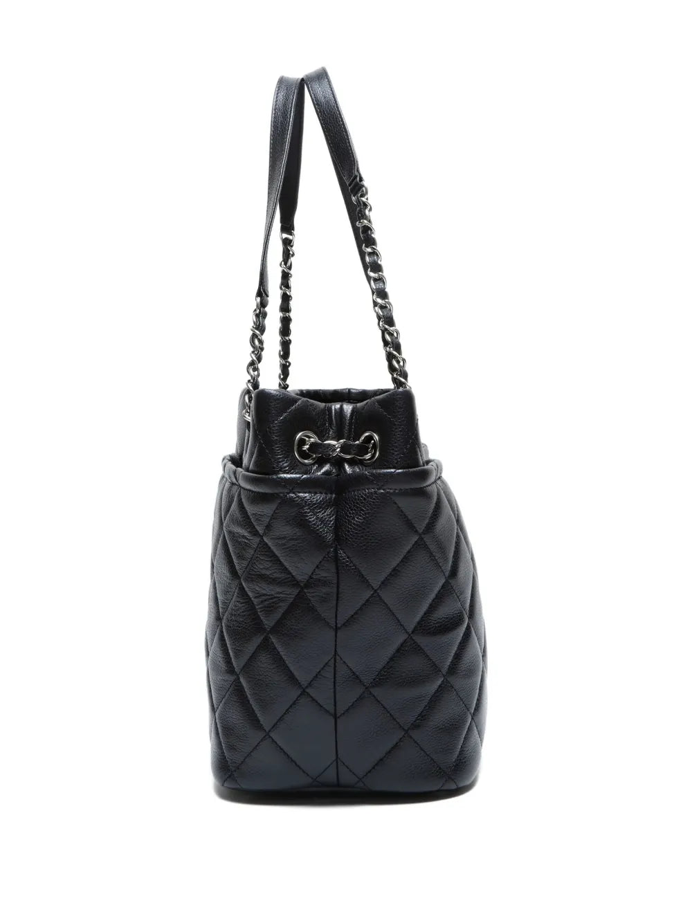 Pre-OwnedCHANEL Pre-Owned 2013-2014 Interlocking CC quilted tote bag