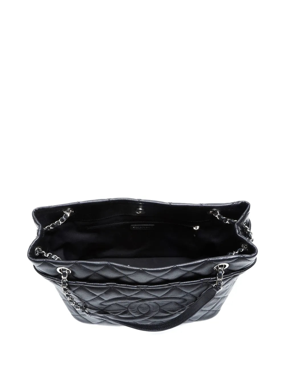 Pre-OwnedCHANEL Pre-Owned 2013-2014 Interlocking CC quilted tote bag