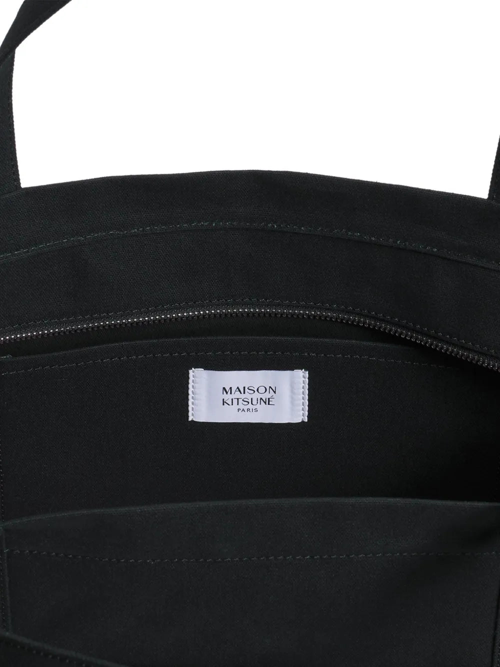 Maison Kitsunélarge Fox Head tote bag