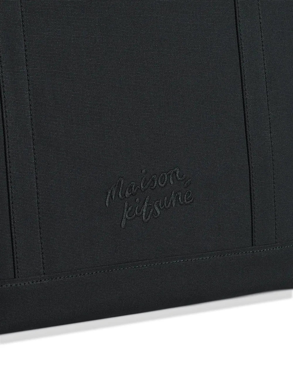 Maison Kitsunélarge Fox Head tote bag