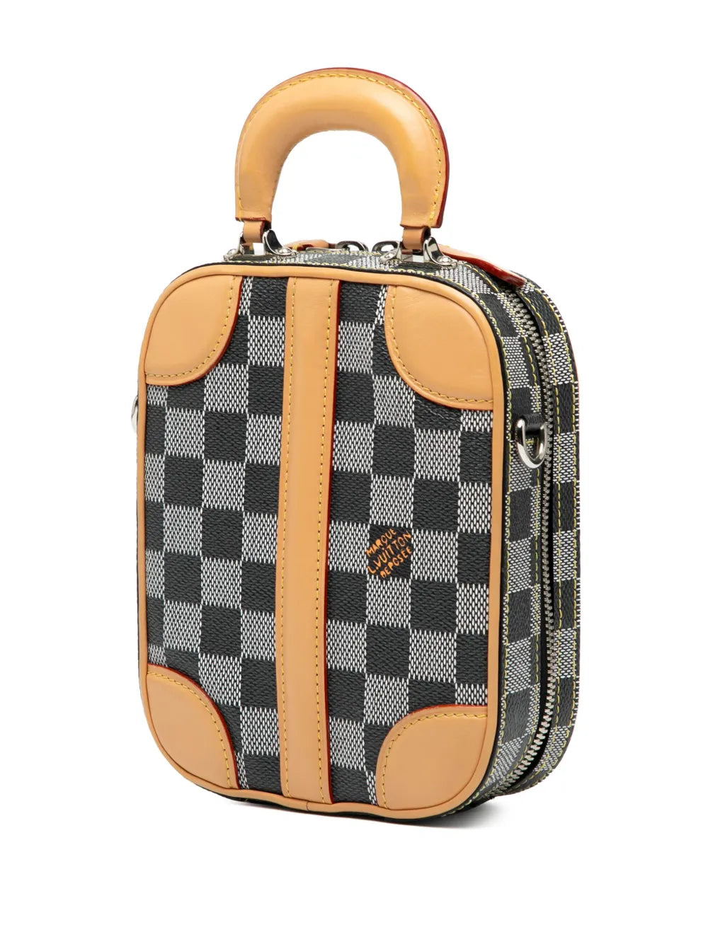 Pre-OwnedLouis Vuitton Pre-Owned2019 Damier Colors Valisette Verticale satchel