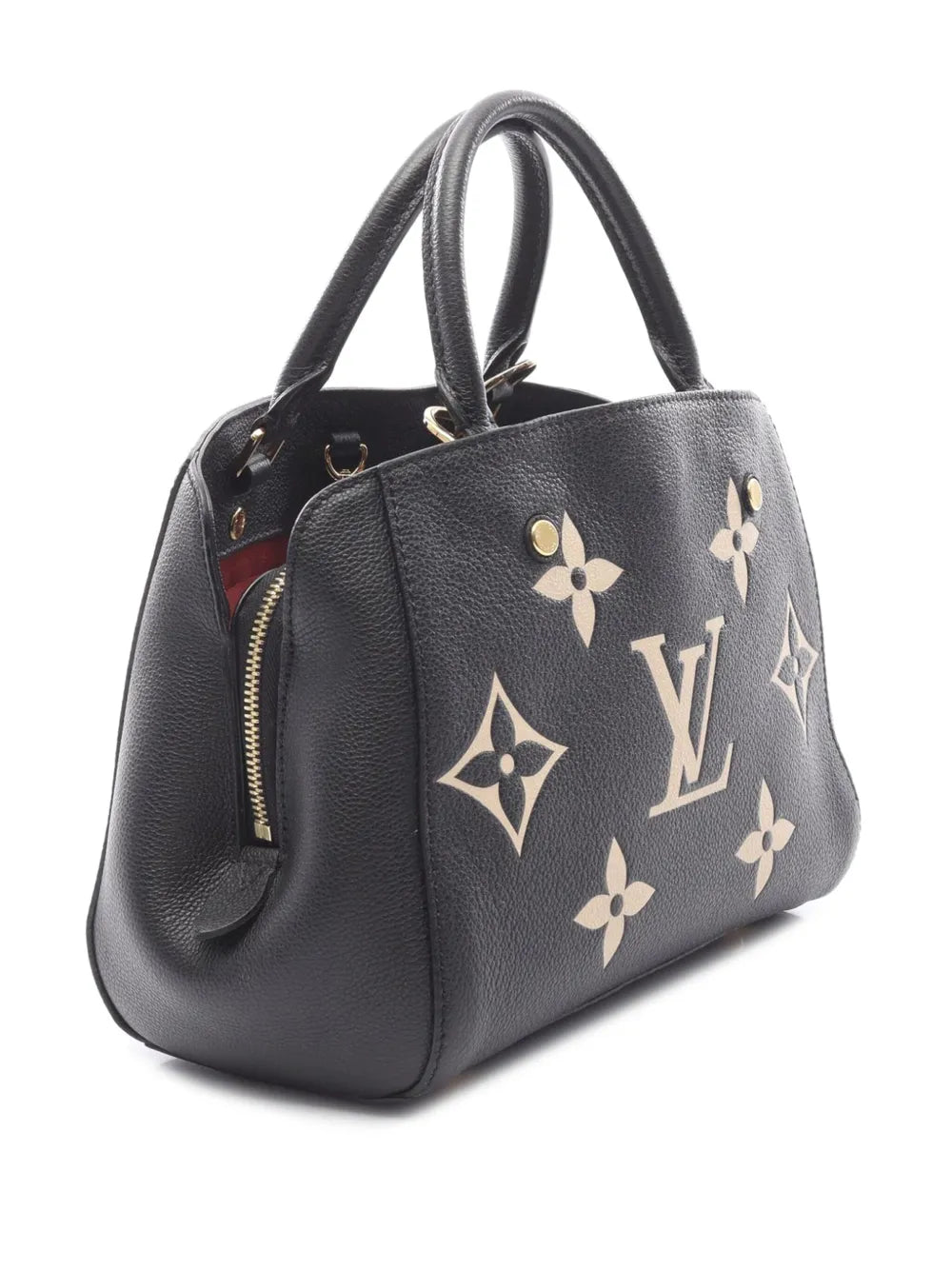 Pre-OwnedLouis Vuitton Pre-Owned2021 Bicolor Monogram Empreinte Giant Montaigne BB satchel