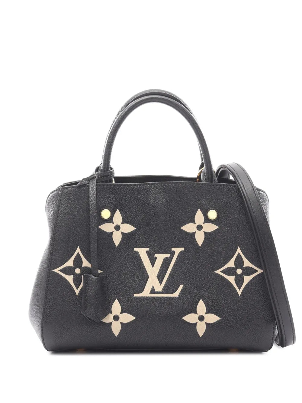 Pre-OwnedLouis Vuitton Pre-Owned2021 Bicolor Monogram Empreinte Giant Montaigne BB satchel