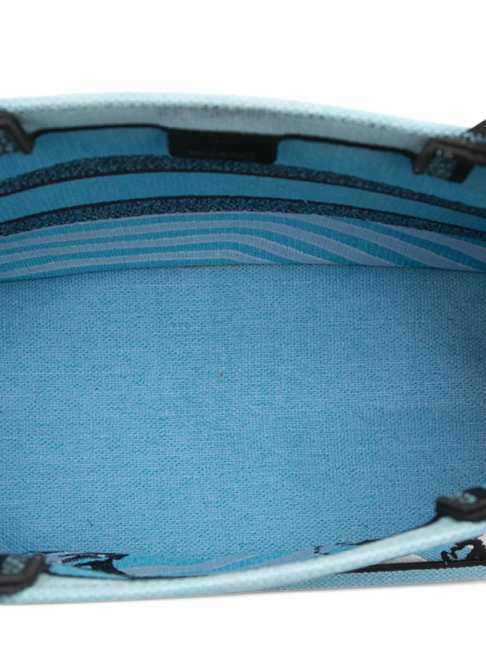 Pre-OwnedChristian Dior Pre-Owned2022 Medium Embroidered Canvas Zebra D Jungle Pop Book tote bag