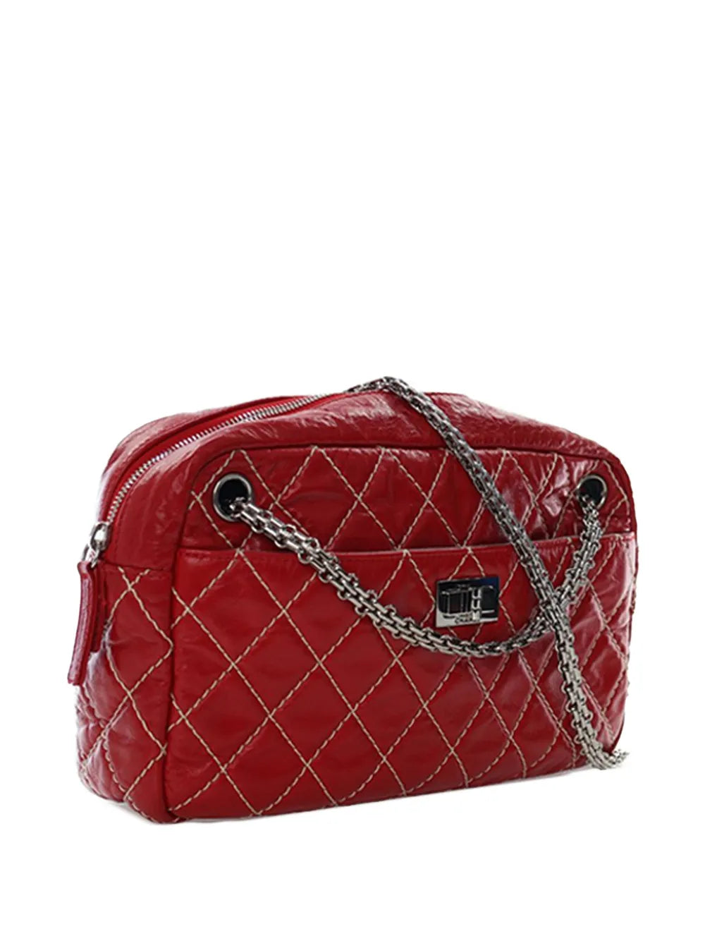 Pre-OwnedCHANEL Pre-Owned2008-2009 Medium Quilted Aged Calfskin Reissue Camera Bag crossbody bag