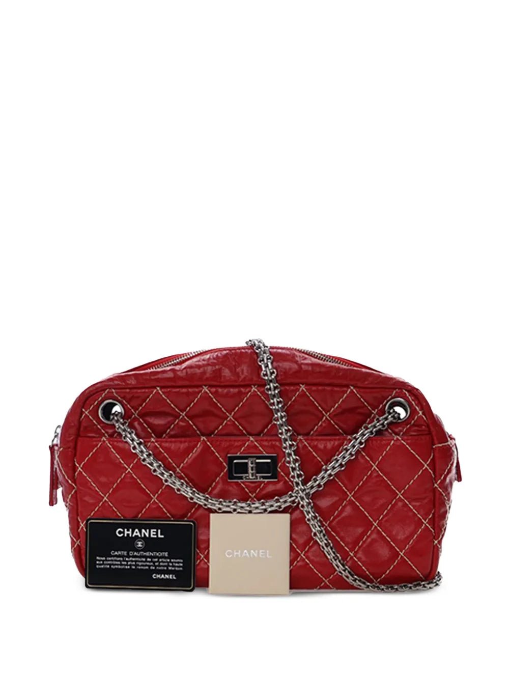 Pre-OwnedCHANEL Pre-Owned2008-2009 Medium Quilted Aged Calfskin Reissue Camera Bag crossbody bag