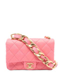 Pre-OwnedCHANEL Pre-Owned2021-2025 Small Quilted Lambskin Funky Town Flap shoulder bag