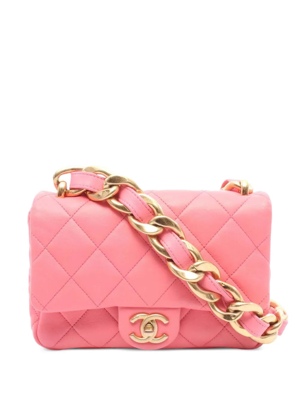 Pre-OwnedCHANEL Pre-Owned2021-2025 Small Quilted Lambskin Funky Town Flap shoulder bag