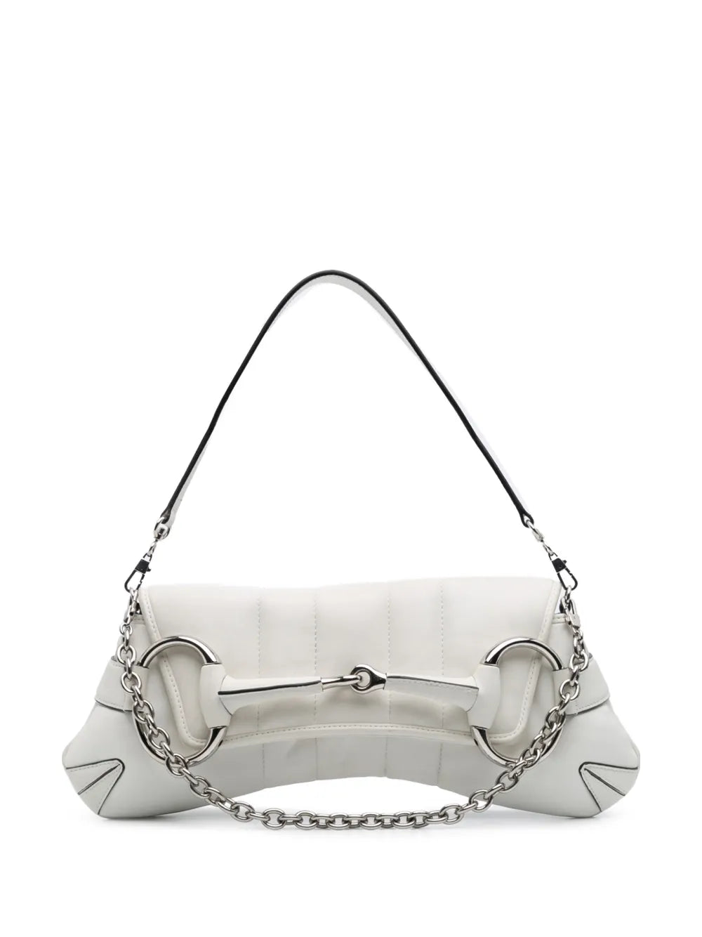 Pre-OwnedGucci Pre-Owned2016-2025 Small Leather Horsebit Chain satchel