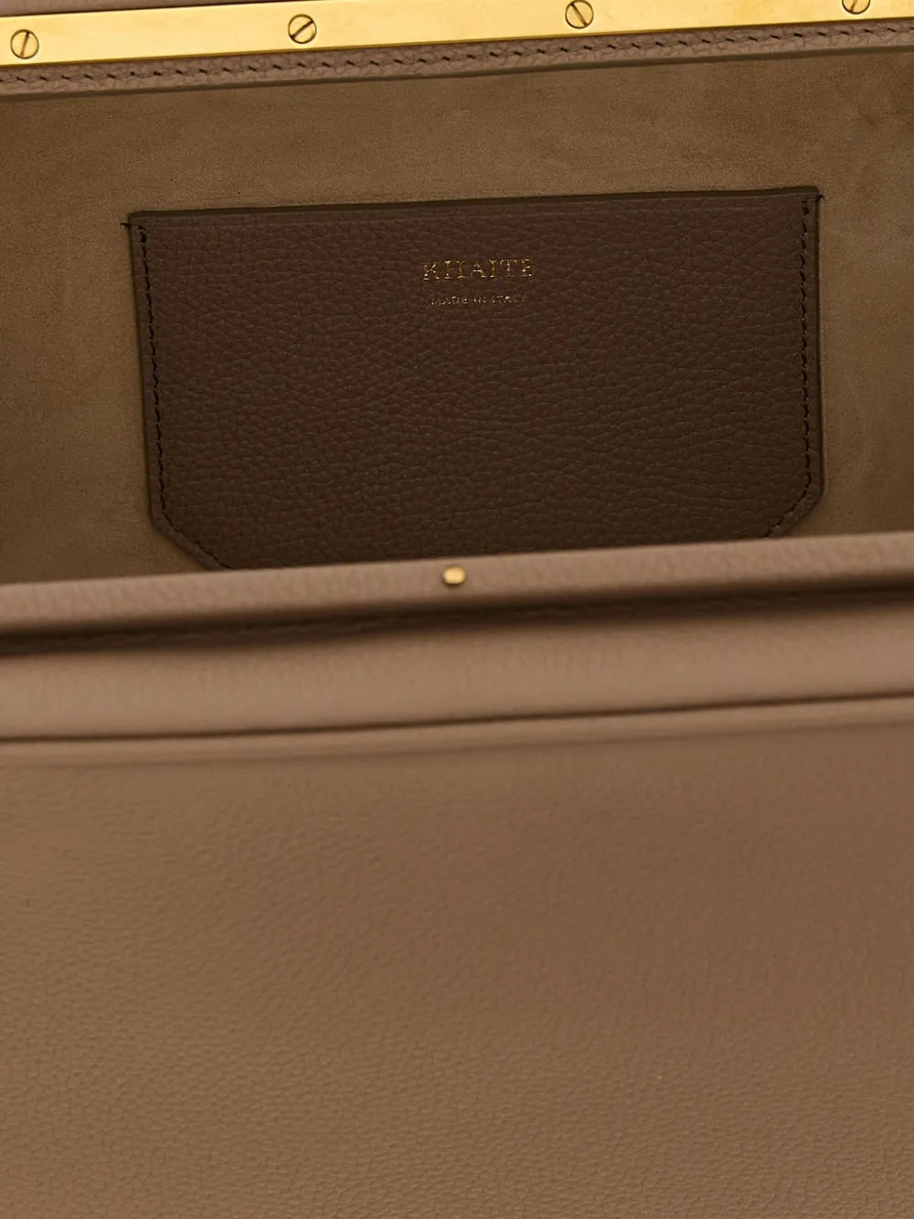 KHAITEhammered embossed cate handbag