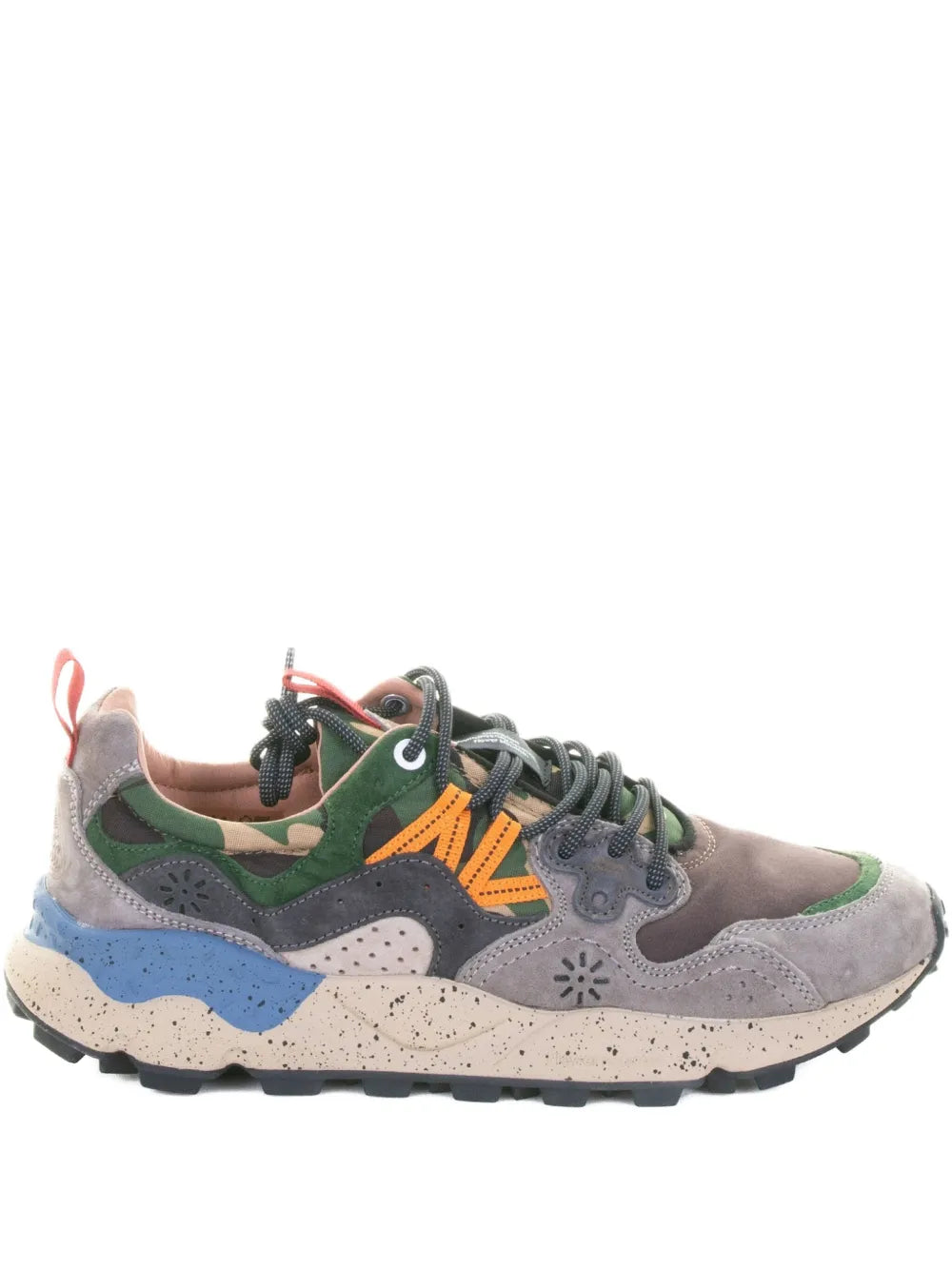 Flower Mountain Yamano 3 Camouflage Panelled Sneakers