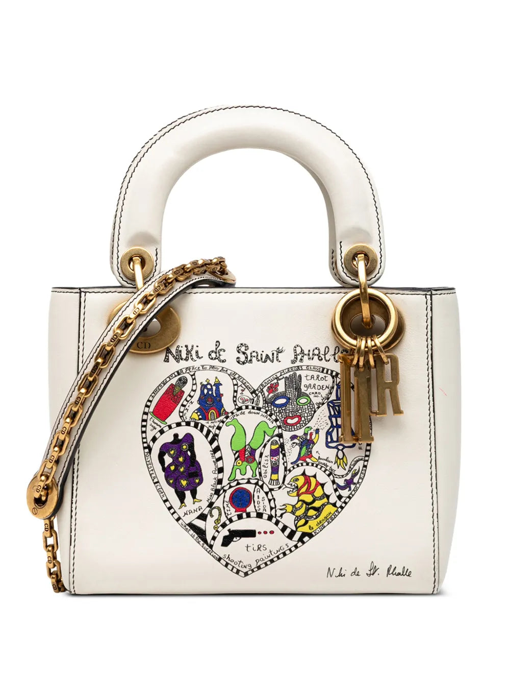 Pre-OwnedChristian Dior Pre-Owned2017 Niki de Saint Phalle Mini Calfskin Lady Dior satchel