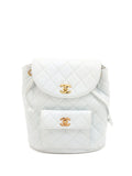 Pre-OwnedCHANEL Pre-Owned1994-1996 Medium Quilted Lambskin Duma backpack