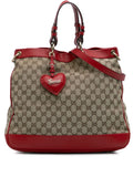 Pre-OwnedGucci Pre-Owned2016-2025 Medium GG Canvas Valentine Top Handle Bag satchel