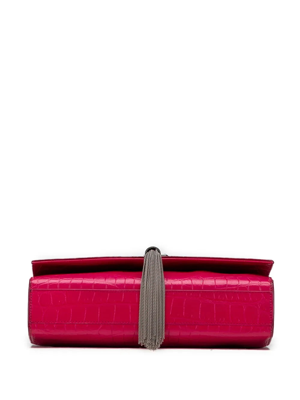 Pre-OwnedSaint Laurent Pre-Owned2015 Medium Croc Embossed Leather Kate Tassel crossbody bag
