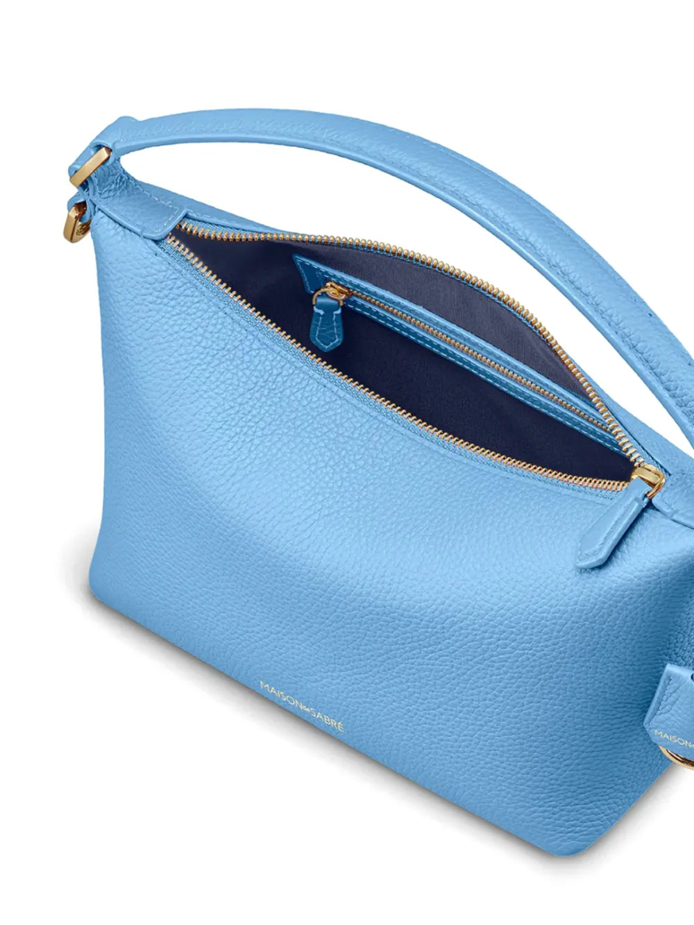 MAISON de SABRÉPadded Handle Leather Hobo
