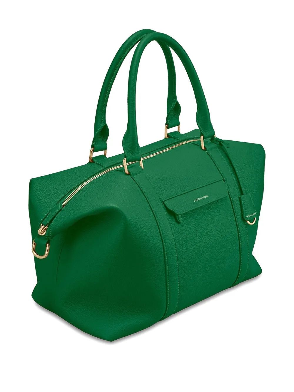 MAISON de SABRÉzip leather weekender bag
