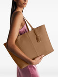 MAISON de SABR?nap Soft leather tote bag